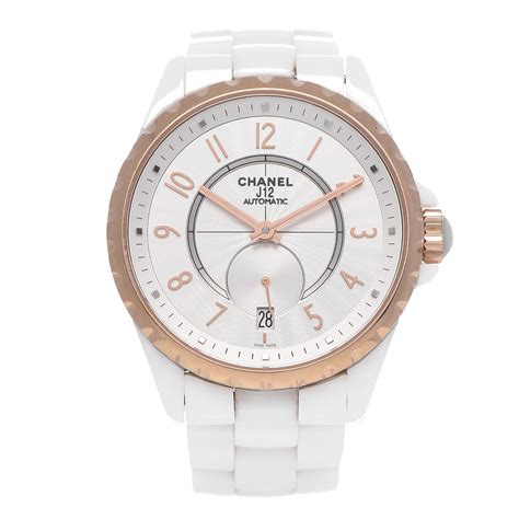 chanel j12 rose gold|Chanel j12 white watch price.